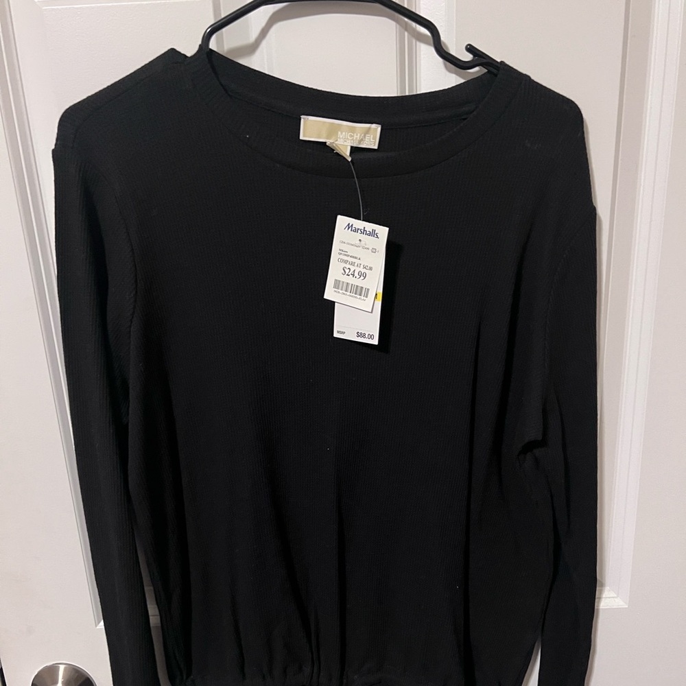 Michael Kors Black Knitwear with Gold Accent